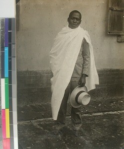 A Malagasy man, Mangarivotra, Antsirabe, Madagascar, 1917