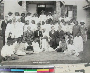Fara and Bezaha's wedding, Antsirabe, Madagascar, 1933-08-05