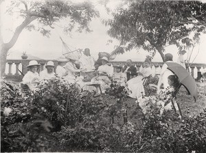 Ducommun's family, in Madagascar