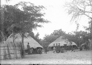 Village scene, Ricatla, Mozambique, ca. 1896-1911