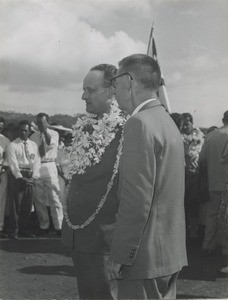 Arrival of Rev. Bonzon in Papeete, on 29 June 1956