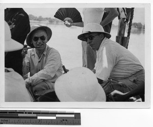 Bp. Donaghy and Fr. P. J. Donnelly at Wuzhou, China, 1949