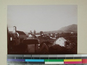 Lutheran Church and surrounding houses, Betafo, Madagascar, 1901