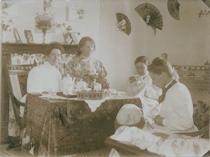 Four missionary women, in Madagascar