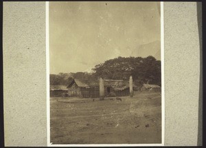 Remains of the Isango-hut in Koto-Barombi. Christian songs of praise and joy sounded here when Rev. Wildi first visited in 1926