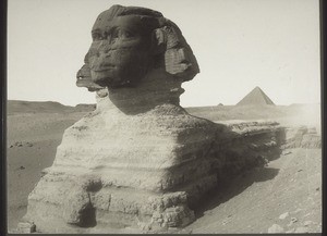 Sphinx and pyramids