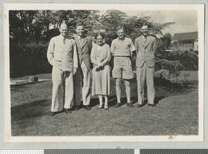 Irvine family portrait, Chogoria, Kenya, 1942