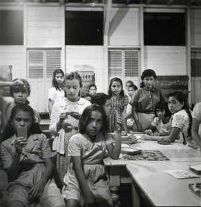 Pupils of Papeete Girls' School