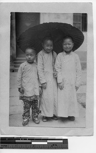Catholic boys in Ningbo, China, 1908