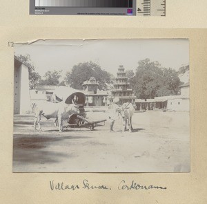 Village square, Arakkonam, ca.1920