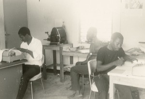 Secretaries of the Eglise évangélique du Gabon, in Libreville, Gabon