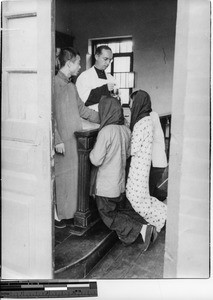 Fr. Escalante at the Chinese mission in Fushun, China, 1938