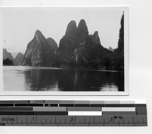 Mountains in Guilin, China, 1938