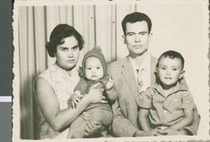 Zaria Family photo, Moroleón, Guanajuato, Mexico, 1969