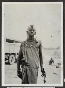 Maasai warrior, Tanzania, 1930