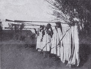 Bamum musicians, in Cameroon