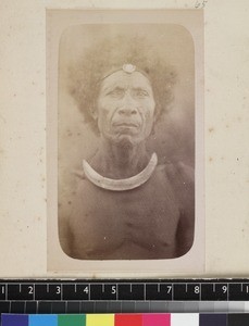 Portrait of Boevagi, chief of Port Moresby, Papua New Guinea, ca. 1890