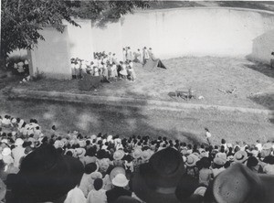 Fair of the U.C.J.F. and the F.F.E. at the open-air theatre in Antananarivo, Madagascar