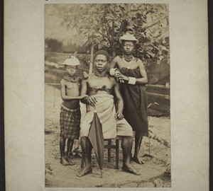 An African family in Cameroon