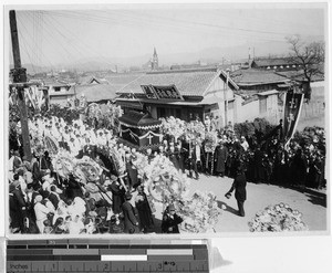 Funeral of Bishop Demange, Korea, ca. 1920-1940