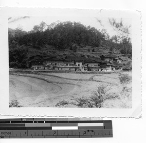 One family's house in Meixien, China, 1935