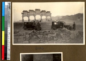 Touring by car, China, ca.1931-1934