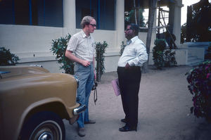 Arcot Lutheran Church president Dorairaj Peter in conversation with Area Secretary Jørgen Nørga