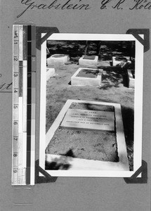 Carl Rudolf Kölbing's grave, Genadendal, South Africa