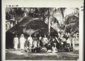 Aussätzige des Asyls der Basler Mission in Kalikut. Indien