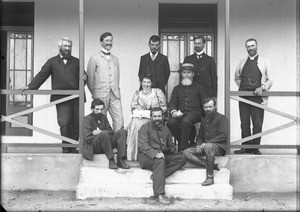 Group of Swiss missionaries, Ricatla, Mozambique, ca. 1896-1911