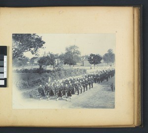 Military Parade, Punjab, India, ca. 1900