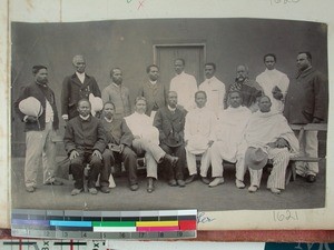 Malagasy pastors from South Betsileo, Madagascar, ca.1915