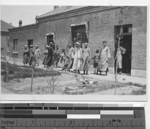 Christians at Fushun, China, 1928