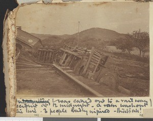 Railway accident, Matikira, Tanzania, November 1917