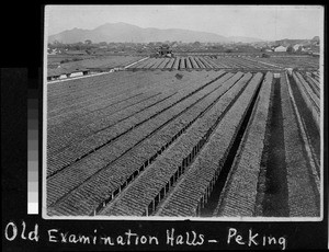 Structures used for traditional Chinese examinations, Beijing, China, ca.1920-1930