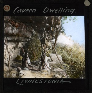 "Cavern Dwelling, Livingstonia" Malawi, ca.1895