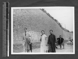 Faculty leaders of Shantung Christian University retreat, Shandong, China, 1936