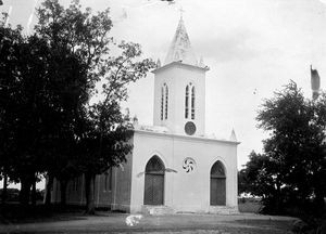 Church of the Holy Cross, Melpattambakkam seen from the west. 1921