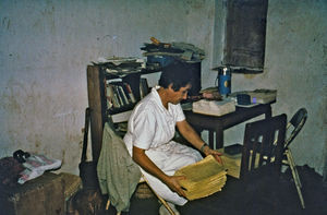 Missionary and Nurse, Anna Stubkjær Borg, sent by DMS to Tanganyika/Tanzania, 1951-82. Here she