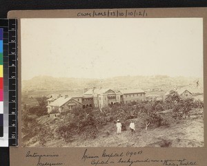 View of Mission hospital, Antananarivo, Madagascar, 1903