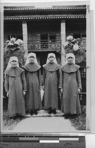 First novices at Lipu, China, 1940