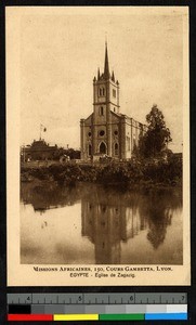 Stone Catholic church at Zagazig, Egypt, ca.1920-1940