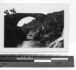 A bridge at Dongan, China, 1936