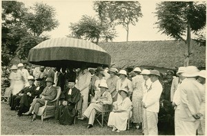 Der Chief Comissioner of Ashanti bei der Einweihungsfeier der neuen Basler Missions Kirche in Pamu