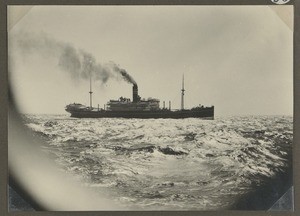 Japanese steamer in the Mediterranean Sea, 1929