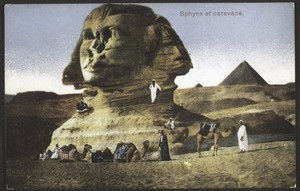 Sphinx and caravan