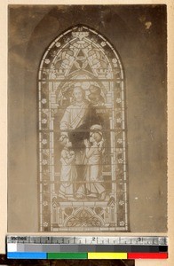 Church window, Kumasi, Ghana, ca.1908