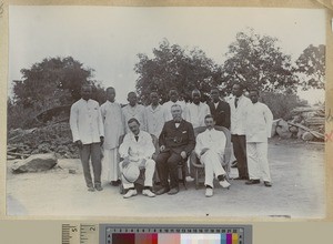 Kirk session, Livingstonia, Malawi, ca.1902