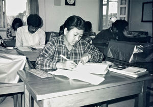 The UMN Business School in Kathmandu, Nepal, 1981-92. Photo from 1987