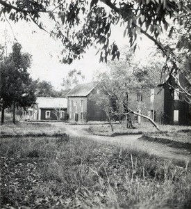 Houses of the pupils and the teachers in the pastoral school of Ambatomanga, in Madagascar